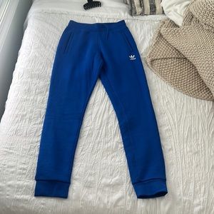 Brand new womens dark blue adidas slim sweatpants